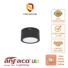 Đèn LED Gắn Nổi 3W-12W ANFACO AFC 644D-Vỏ Đen