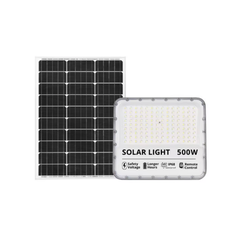 Đèn Pha Năng Lượng Mặt Trời 500W Chống Chói Kim Cương Mắt Ngọc, Ánh Sáng Trắng