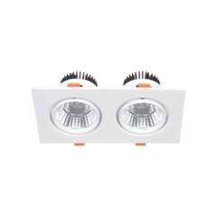 Đèn LED downlight Đôi 7Wx2 Chỉnh Góc Anfaco AFC 318/2-7Wx2