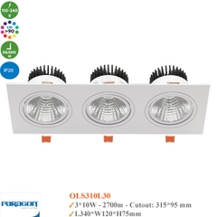 Đèn Downlight Âm Trần 3x10W Paragon OLS310L30