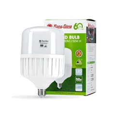 Đèn Led Bulb Trụ Nhôm Nhựa 50W Rạng Đông