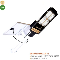 Đèn Đường NLMT Euroto Solar-72 200W