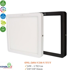 Đèn Ốp Trần Vuông Moonstone Kingled 24W ONL-24SS-V210