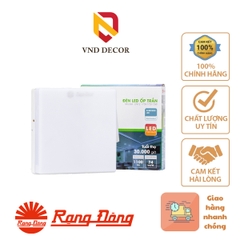 Đèn LED Ốp Trần Vuông LN12 Đế Nhôm RẠNG ĐÔNG