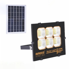 Đèn Pha Năng Lượng Mặt Trời Euroto Solar-64 100W