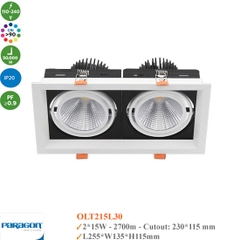 Đèn Downlight Âm Trần 2x15W Paragon OLT215L30