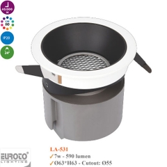 Đèn Spotlight Âm Trần Euroto 7W/12W/18W/30W- LA531/LA532/LA533/LA534