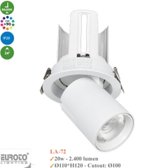 Đèn Spotlight Âm Trần Euroto 20w