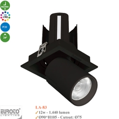 Đèn Spotlight Âm Trần Euroto 12w