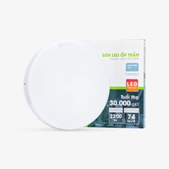 Đèn LED Ốp Trần Tròn LN12 Đế Nhôm RẠNG ĐÔNG