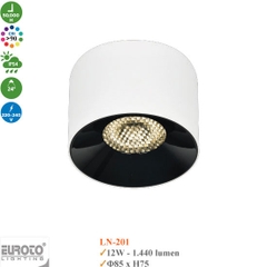 Đèn Ống Bơ Spotlight Chống Chói Euroto 12W LN-201/LN206