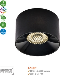 Đèn Ống Bơ Spotlight Chống Chói Euroto 20W LN-202/LN207