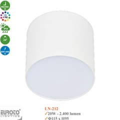 Đèn Lon Nổi Chống Chói Euroto 20W LN-212/LN-217