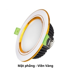 Đèn Led Âm Trần Downlight KINGLED Diamond Viền Màu