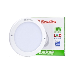 Đèn LED Ốp Trần Tròn LN11 RẠNG ĐÔNG 18W