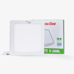 Đèn LED Ốp Trần Vuông LN08 RẠNG ĐÔNG 12W-18W-24W