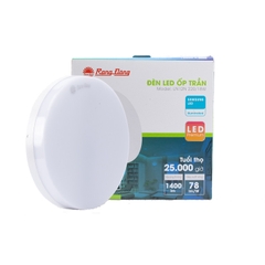 Đèn LED Ốp Trần Tròn LN12N Đế Nhựa RẠNG ĐÔNG