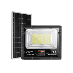 Đèn Pha Năng Lượng Mặt Trời 200W, Hitech Chip Led 5054-Ánh Sáng Trắng