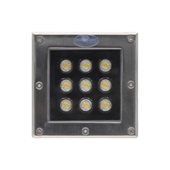 Đèn LED Âm Sàn 9w PARAGON Ánh Sáng Vàng 3000K- PRGS9L