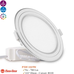 Đèn Led Âm Trần 9w Rạng Đông PT05 110/9W
