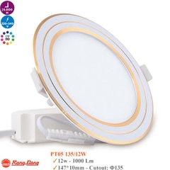 Đèn Led Âm Trần 12w Rạng Đông PT05 135/12W
