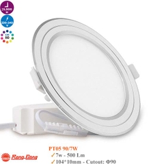 Đèn Led Âm Trần 7w Rạng Đông PT05 90/7W