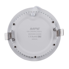 Đèn LED Panel Âm Trần Nhôm Mặt Tròn 9W MPE Seri RPL-9