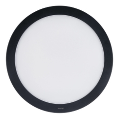 Đèn LED Panel Ốp Nổi Nhựa Đen Mặt Tròn 18W MPE