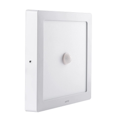 Đèn LED Panel Ốp Nổi Nhôm Mặt Vuông Cảm Biến Chuyển Động 18W Ánh Sáng Trắng SSPL-18T/MS