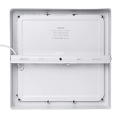 Đèn LED Panel Ốp Nổi Nhôm Mặt Vuông Cảm Biến Chuyển Động 18W Ánh Sáng Trắng SSPL-18T/MS