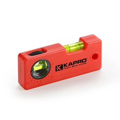 Thước Thủy Nivo Mini Kapro 245 (10cm) - Thân Kim Loại, Ống Thủy Xoay 360 Độ