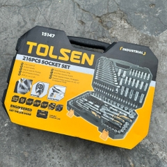 Bộ dụng cụ mở bu lông 216 món TOLSEN 15147