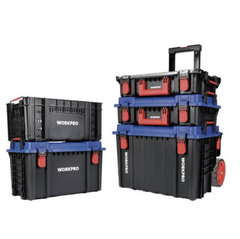 HỘP ĐỰNG DỤNG CỤ BẰNG NHỰA, CÓ THỂ KẾT NỐI XẾP CHỒNG LÊN NHAU WORKPRO