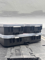 Hộp đựng linh kiện 3 trong 1 Bison chống nước chuẩn IP54, nhựa cao cấp chống chịu va đập, chống bụi, có thể liên kết