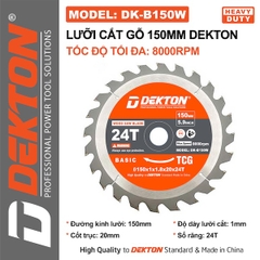 Lưỡi Cắt Dekton Cao Cấp - Cắt Nhôm, Gỗ, Sắt Hợp Kim (Nhiều Kích Thước 125mm - 355mm)