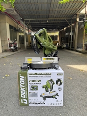 Máy Cắt Nhôm Dekton DK-CN305XCR Chuyên Nghiệp 2380W Dây Curoa Tốc Độ 6000Rpm Có Đèn LED Hỗ Trợ