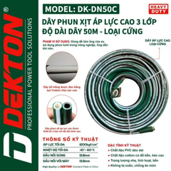 Dây Xịt Rửa Dùng Cho Máy Xịt Rửa Xe Dekton 5m - 10m - 15m - 50m các loại