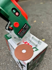 Máy mài xích điện, dùng để mài lưỡi của cưa xích, đặt cố định, hoạt động bằng điện, công suất: 86W, Model: DK-MMX86