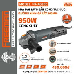 Máy mài đá cầm tay hiệu FREEMAN; Model: FR-AG950
