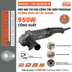 Máy mài đá cầm tay hiệu FREEMAN; Model: FR-AG950LH (tay dài)