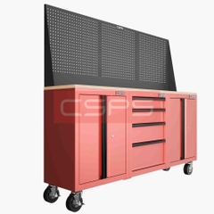 Tủ dụng cụ CSPS 183cm - 3 tủ màu đen/đỏ