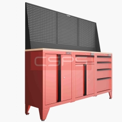 Tủ dụng cụ CSPS 183cm - 3 tủ màu đen/đỏ