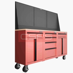 Tủ dụng cụ CSPS 183cm - 3 tủ màu đen/đỏ