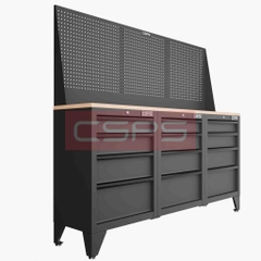 Tủ dụng cụ CSPS 183cm - 3 tủ màu đen/đỏ