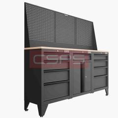 Tủ dụng cụ CSPS 183cm - 3 tủ màu đen/đỏ
