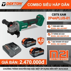 Máy Mài Góc Dùng Pin M21-AG100BT Công Tắc Bóp