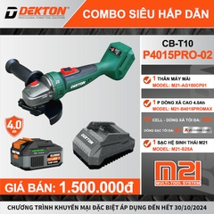 Máy Mài Góc Dùng Pin Dekton M21-AG100CP01