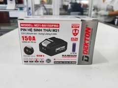 Pin Dekton M21-B8150PRO 21V 8.0Ah Gen 4 Cell Tabless Dòng Xả 150A Pin Lithium Hệ M21 Chính Hãng