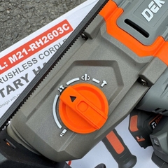 Máy khoan bê tông 3 chức năng hoạt động bằng pin 21V hiệu DEKTON - Model: M21-RH2603C