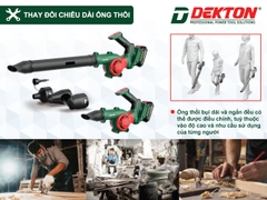 MÁY THỔI BỤI, THỔI LÁ DÙNG PIN 21V DEKTON M21-TB03 - MẪU MỚI NHẤT